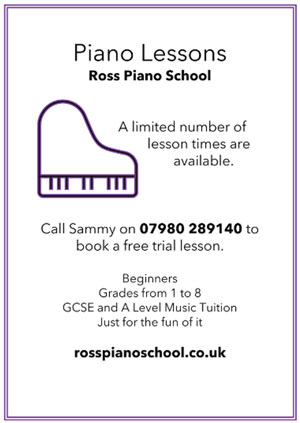 Sams Piano Lessons Advert